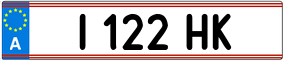 Truck License Plate